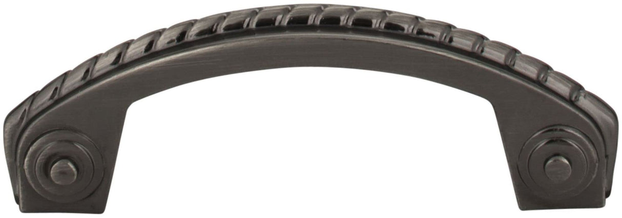 Jeffrey Alexander Z260-3DACM 3" Center-to-Center Gun Metal Rope Rhodes Cabinet Pull