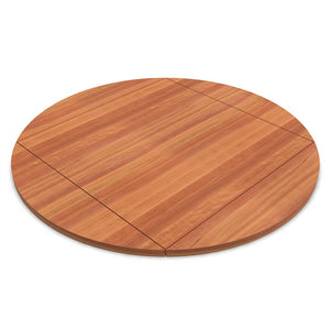 John Boos RTC-42-DL4 Cherry Four Corner Drop Leaf Restaurant Dining Tops, Premium Full Length Rails, 1-1/2