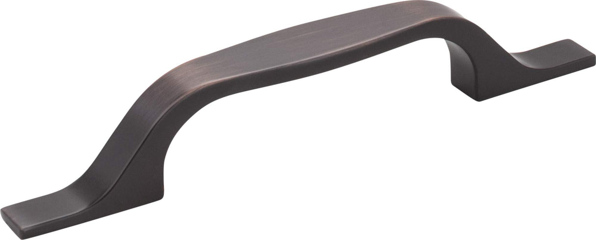 Elements 382-96DBAC 96 mm Center-to-Center Brushed Oil Rubbed Bronze Square Cosgrove Cabinet Pull
