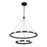 Kuzco CH63436-BK REZZ 36" CH BLACK  94W LED 90 3000K DC LED