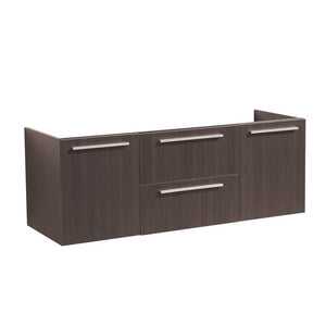 Fresca FCB8013GO Fresca Opulento 54" Gray Oak Modern Double Sink Bathroom Cabinet