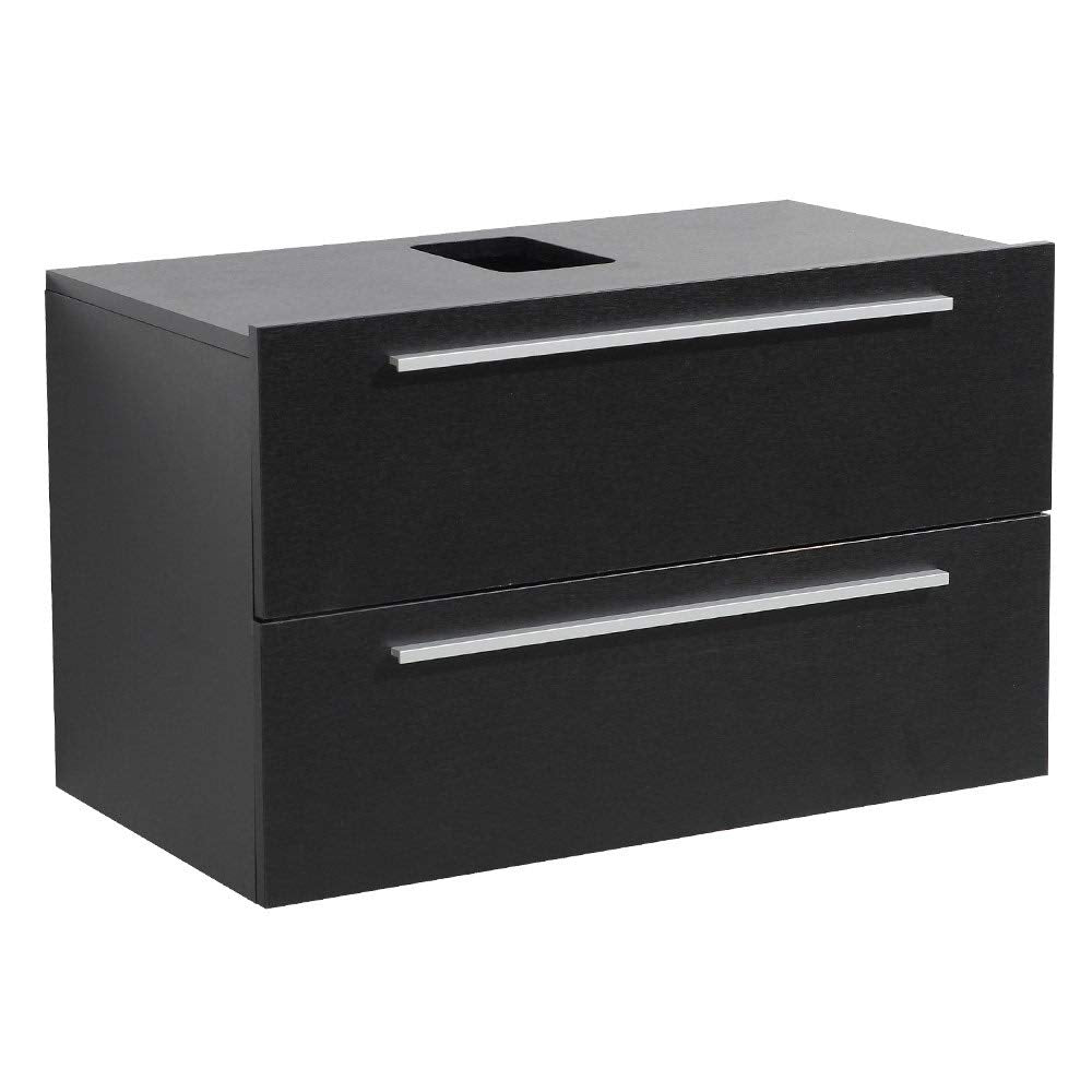 Fresca FCB8080BW Fresca Medio 32" Black Modern Bathroom Cabinet