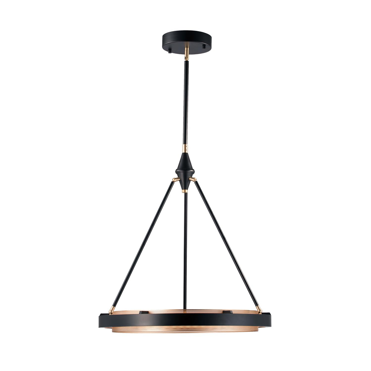 Alora PD302724CBGS DUO PENDANT LED LIGHT CLASSIC BLACK GOLD SHIMMER