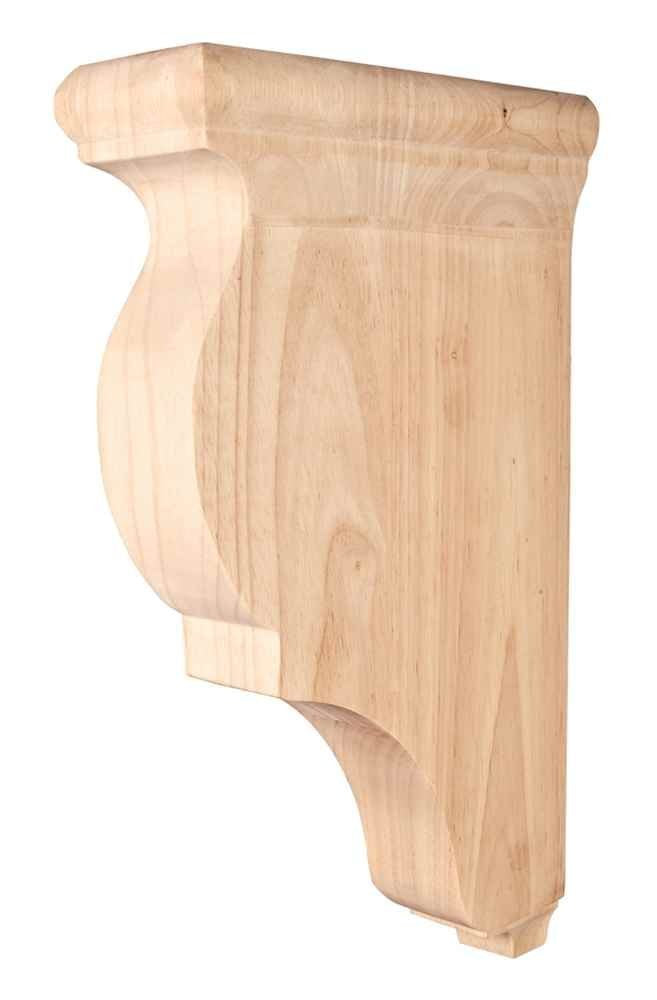 Hardware Resources CORG-2CH 3" W x 8-5/16" D x 14" H Cherry Smooth Corbel