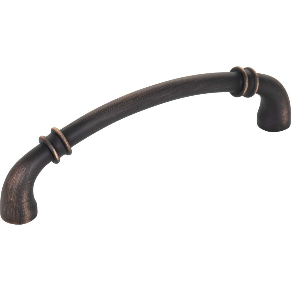 Jeffrey Alexander 445-128DBAC 128 mm Center-to-Center Brushed Oil Rubbed Bronze Marie Cabinet Pull