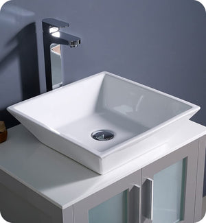 Fresca FCB6224GR Fresca Torino 24" Gray Modern Bathroom Cabinet