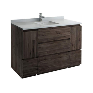 Fresca FCB31-123012ACA-FC Fresca Formosa 53" Floor Standing Modern Bathroom Cabinet
