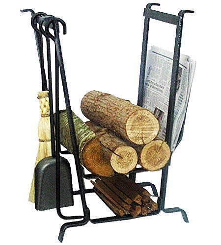 Enclume LR17 HS Complete Hearth Fireplace Log Rack w/ 3 Tools HS
