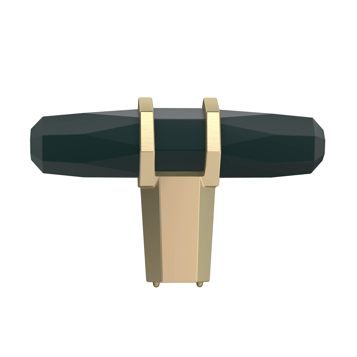 Amerock Cabinet Knob Black Bronze/Golden Champagne 2-1/2 inch (64 mm) Length London 1 Pack Drawer Knob Cabinet Hardware