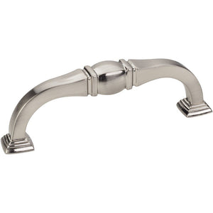 Jeffrey Alexander 188-96SN 96 mm Center-to-Center Satin Nickel Katharine Cabinet Pull