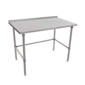 John Boos ST6R1.5-3036GBK 16/300 Stainless Top Work Table 36"W x 30"D with 1-1/2" Rear Turn Up & Galvanized Bracing