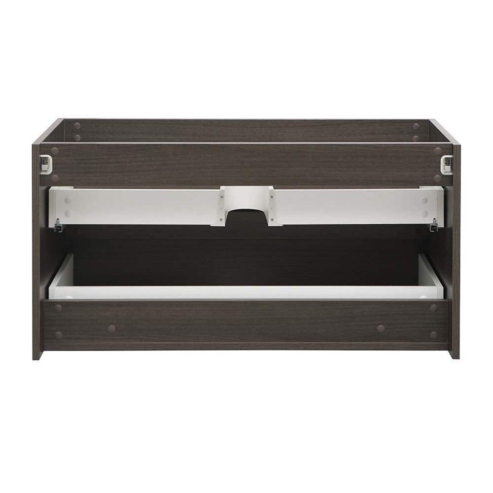 Fresca FCB8342GG Fresca Valencia 40" Dark Slate Gray Wall Hung Modern Bathroom Cabinet
