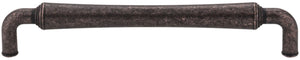 Jeffrey Alexander 537-160DMAC 160 mm Center-to-Center Distressed Oil Rubbed Bronze Barrel Bremen 2 Cabinet Pull