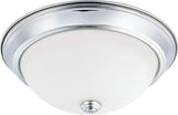 Capital Lighting 214722CH Bates 2 Light Flush Mount Chrome