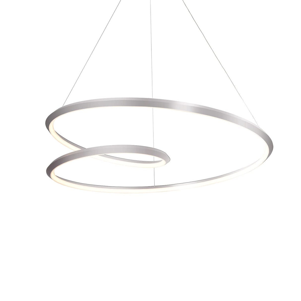 Kuzco PD22339-BN AMPERSAND 39" PD Brushed Nickel 120V TRIAC/ELV LED 3000K 90CRI 94W