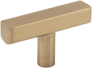 Jeffrey Alexander 845T-DBAC 2" Brushed Oil Rubbed Bronze Dominique Cabinet "T" Knob