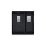 FRANKE PKG11031VAN PKG160ONY, Double Bowl, Onyx