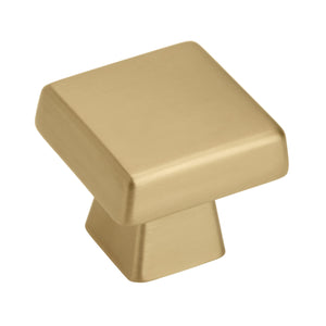 Amerock Cabinet Knob Champagne Bronze 1-3/16 inch (30 mm) Length Blackrock 1 Pack Drawer Knob Cabinet Hardware