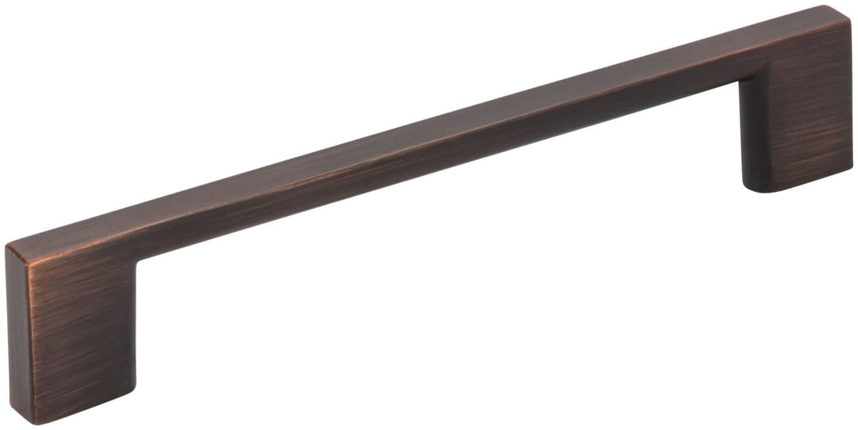 Jeffrey Alexander 635-128DBAC 128 mm Center-to-Center Brushed Oil Rubbed Bronze Square Sutton Cabinet Bar Pull