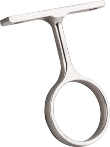 Hardware Resources M7370-SN Satin Nickel Center Support Bracket for 1-5/16