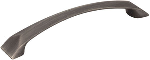 Jeffrey Alexander 595-128BNBDL 128 mm Center-to-Center Brushed Pewter Pyramid Cairo Cabinet Pull