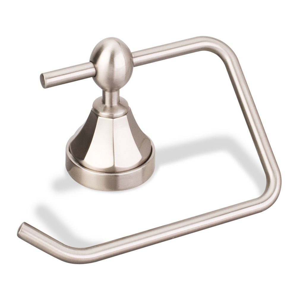 Elements BHE3-01SN-R Newbury Satin Nickel Euro Paper Holder  - Retail Packaged