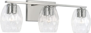 Capital Lighting 145331BN-525 Lucas 3 Light Vanity Brushed Nickel