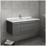 Fresca FCB6142WH-UNS-CWH-U Cabinet with Undermount Sink