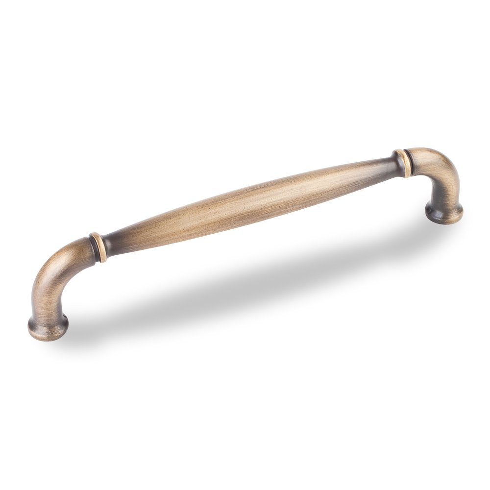 Jeffrey Alexander 737-128ABSB 128 mm Center-to-Center Antique Brushed Satin Brass Chesapeake Cabinet Pull