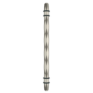 Amerock Cabinet Pull Polished Nickel/Black Bronze 8 inch (203 mm) Center-to-Center London 1 Pack Drawer Pull Drawer Handle Cabinet Hardware