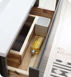 Fresca FCB3136ACA-FS Fresca Formosa 35" Floor Standing Open Bottom Modern Bathroom Cabinet
