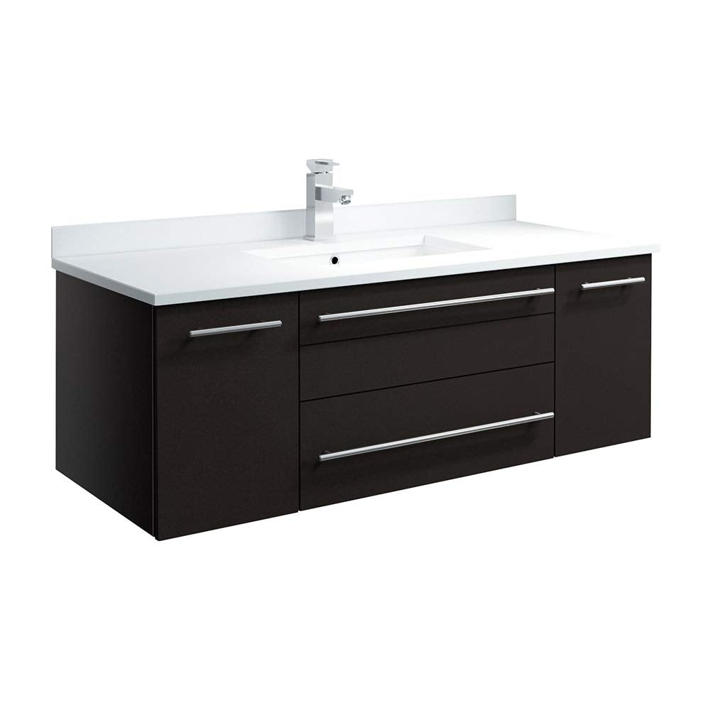 Fresca FCB6142ES-UNS-CWH-U Cabinet with Undermount Sink