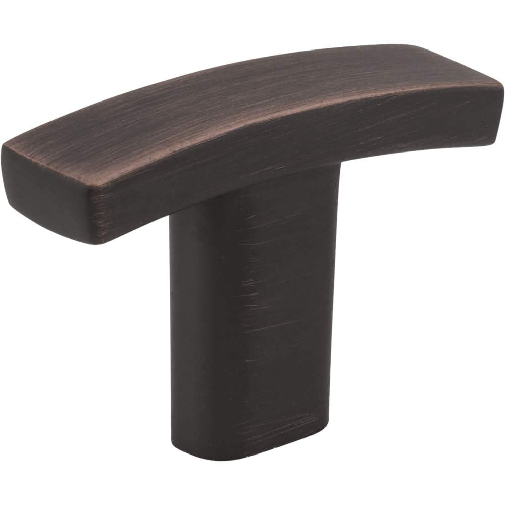Elements 859T-SBZ 1-1/2" Overall Length Satin Bronze Square Thatcher Cabinet "T" Knob