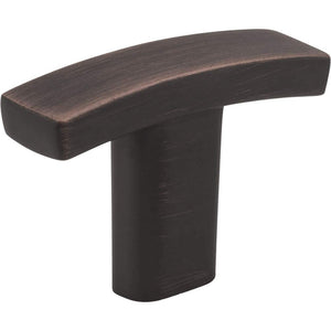 Elements 859T-SBZ 1-1/2" Overall Length Satin Bronze Square Thatcher Cabinet "T" Knob