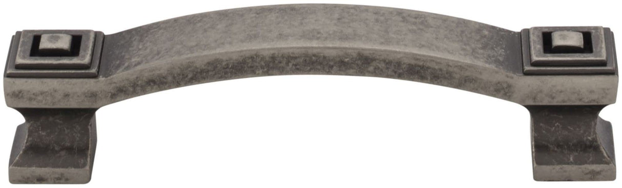 Jeffrey Alexander 585-96SN 96 mm Center-to-Center Satin Nickel Square Delmar Cabinet Pull
