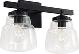 Capital Lighting 142721MB-518 Dillon 2 Light Vanity Matte Black