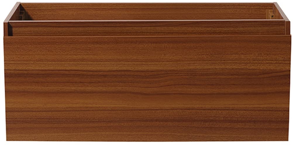 Fresca FCB8011TK Fresca Mezzo 48" Teak Wall Hung Modern Bathroom Cabinet