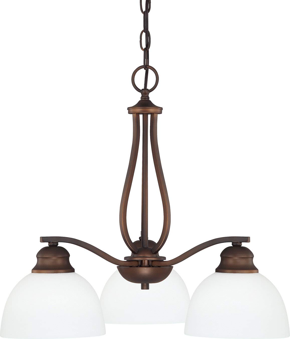 Capital Lighting 4034BB-212 Stanton 3 Light Chandelier Burnished Bronze