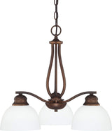 Capital Lighting 4034BB-212 Stanton 3 Light Chandelier Burnished Bronze