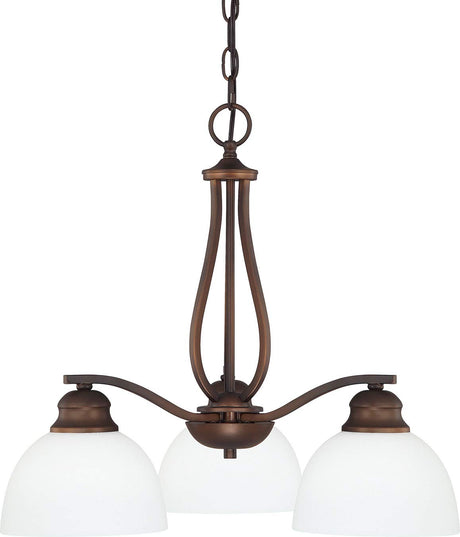 Capital Lighting 4034BB-212 Stanton 3 Light Chandelier Burnished Bronze