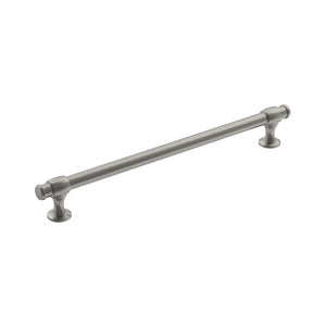 Amerock Cabinet Pull Satin Nickel 8-13/16 inch (224 mm) Center-to-Center Winsome 1 Pack Drawer Pull Cabinet Handle Cabinet Hardware