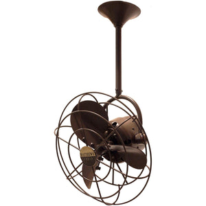 Matthews Fan BD-BZZT-MTL Bianca Direcional ceiling fan in Bronzette finish with metal blades.