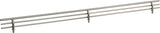 Hardware Resources SF23-SN 23" Wide Satin Nickel Wire Shoe Fence for Shelving