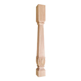 Hardware Resources P39CH 3-3/4" W x 3-3/4" D x 35-1/2" H Cherry Arts & Crafts Post