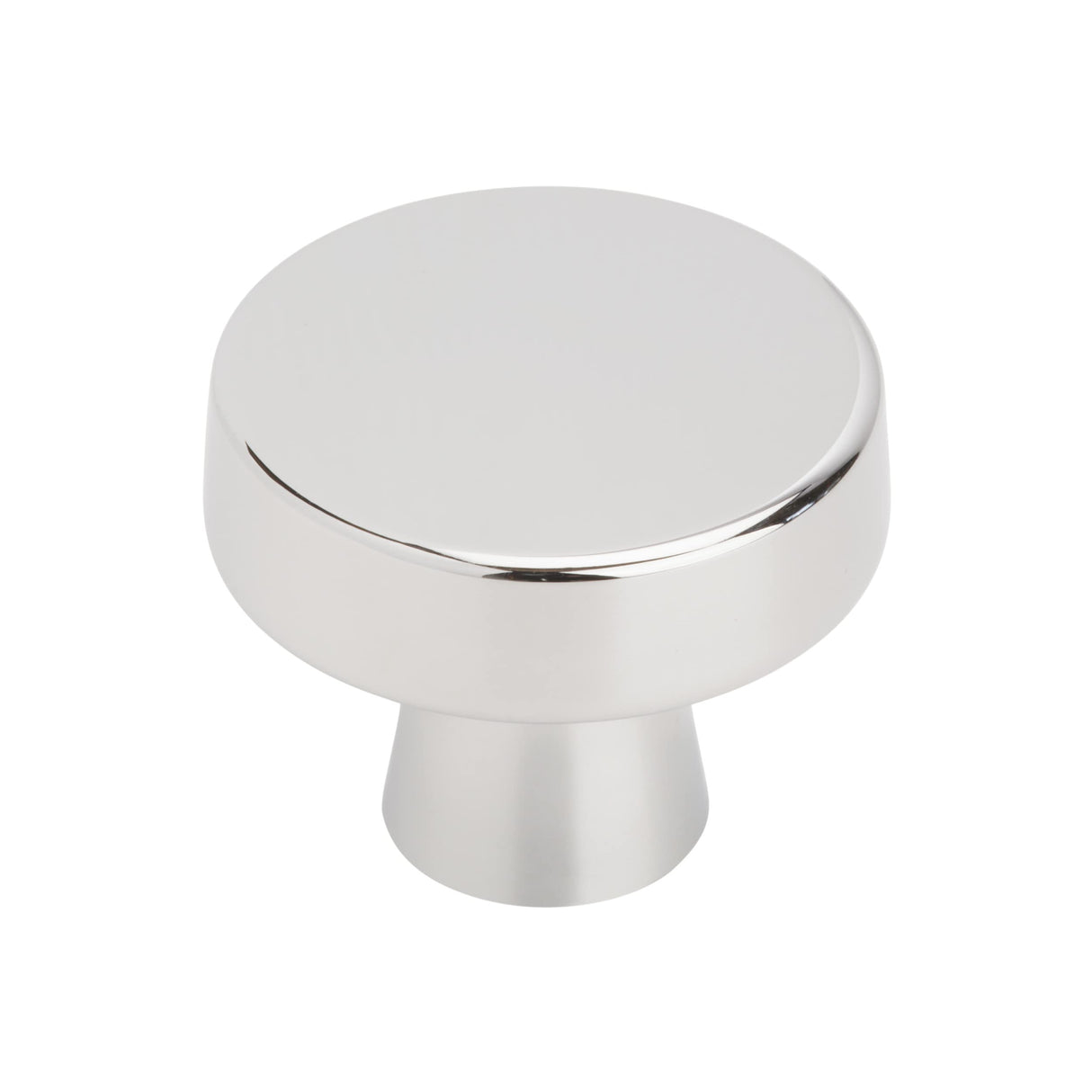 Amerock Cabinet Knob Polished Chrome 1-5/8 inch (41 mm) Diameter Blackrock 1 Pack Drawer Knob Cabinet Hardware