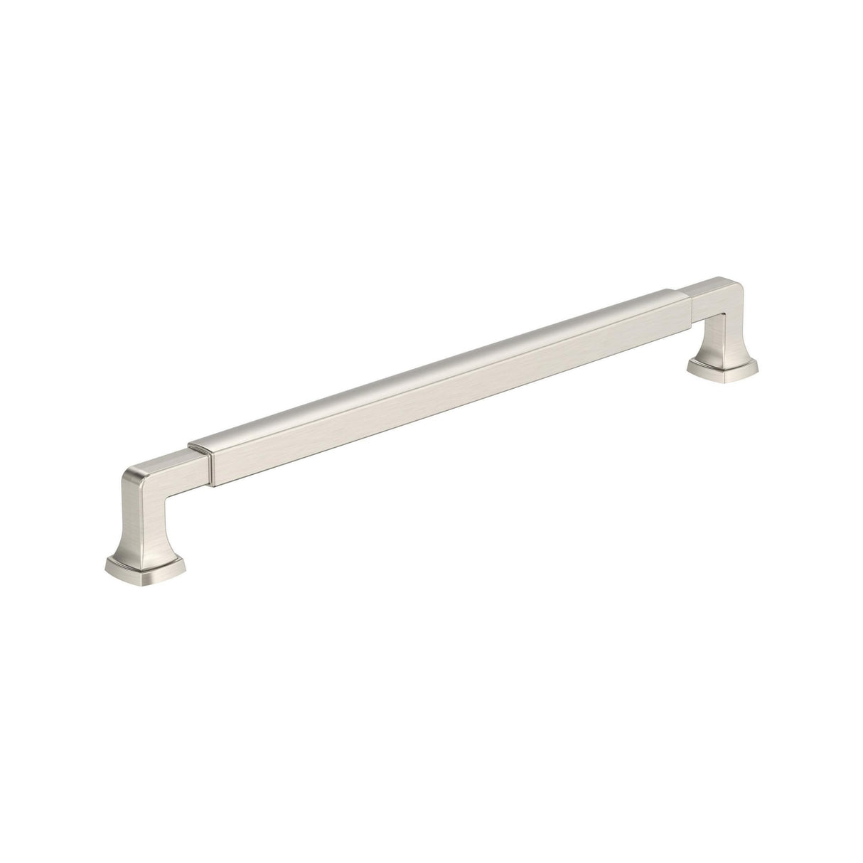 Amerock BP37400G10 Satin Nickel Cabinet Pull 10-1/16 in (256 mm) Center-to-Center Cabinet Handle Stature Drawer Pull Kitchen Cabinet Handle Furniture Hardware