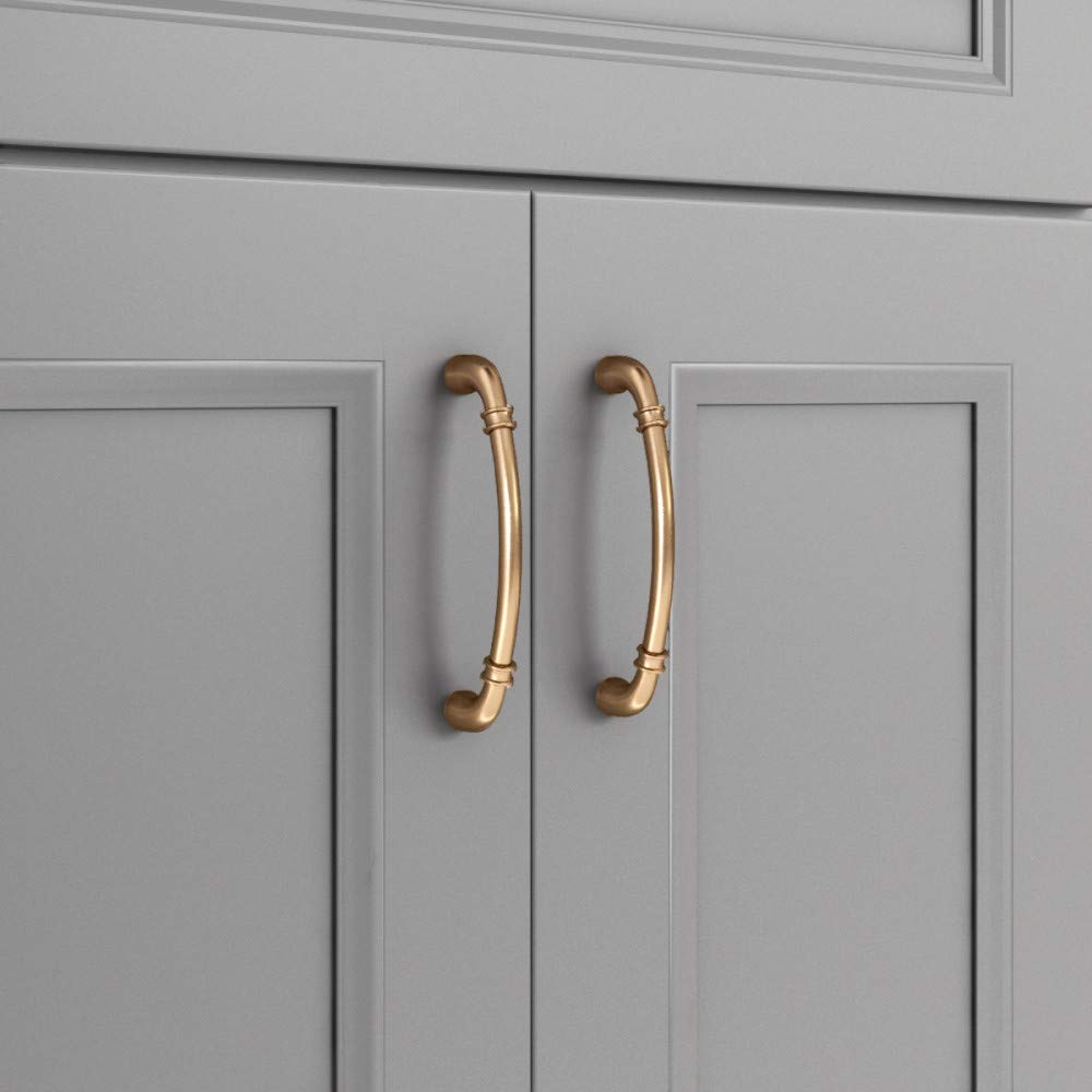Jeffrey Alexander 445-224SBZ 224 mm Center-to-Center Satin Bronze Marie Cabinet Pull