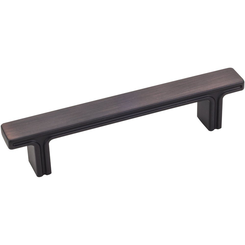 Jeffrey Alexander 867-96DBAC 96 mm Center-to-Center Brushed Oil Rubbed Bronze Square Anwick Cabinet Pull