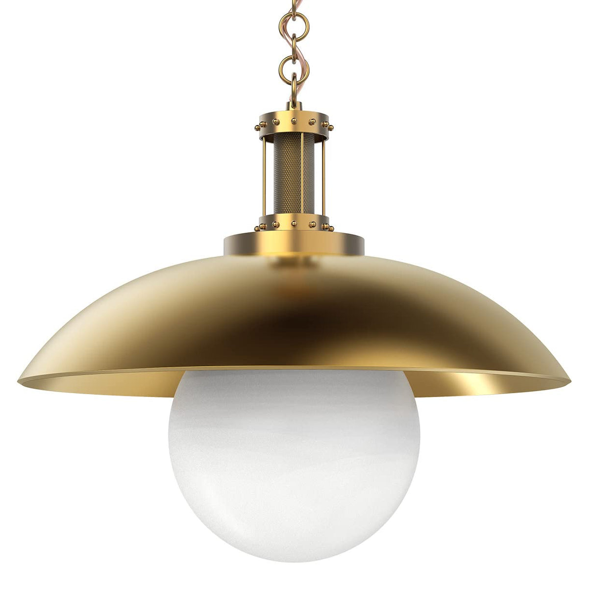 Alora PD351401VB OVIATT 1 LIGHT PENDANT VINTAGE BRASS