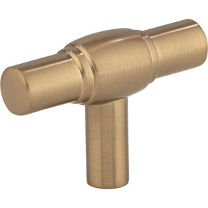 Jeffrey Alexander 885L-SBZ 2" Satin Bronze Hayworth Cabinet "T" Knob